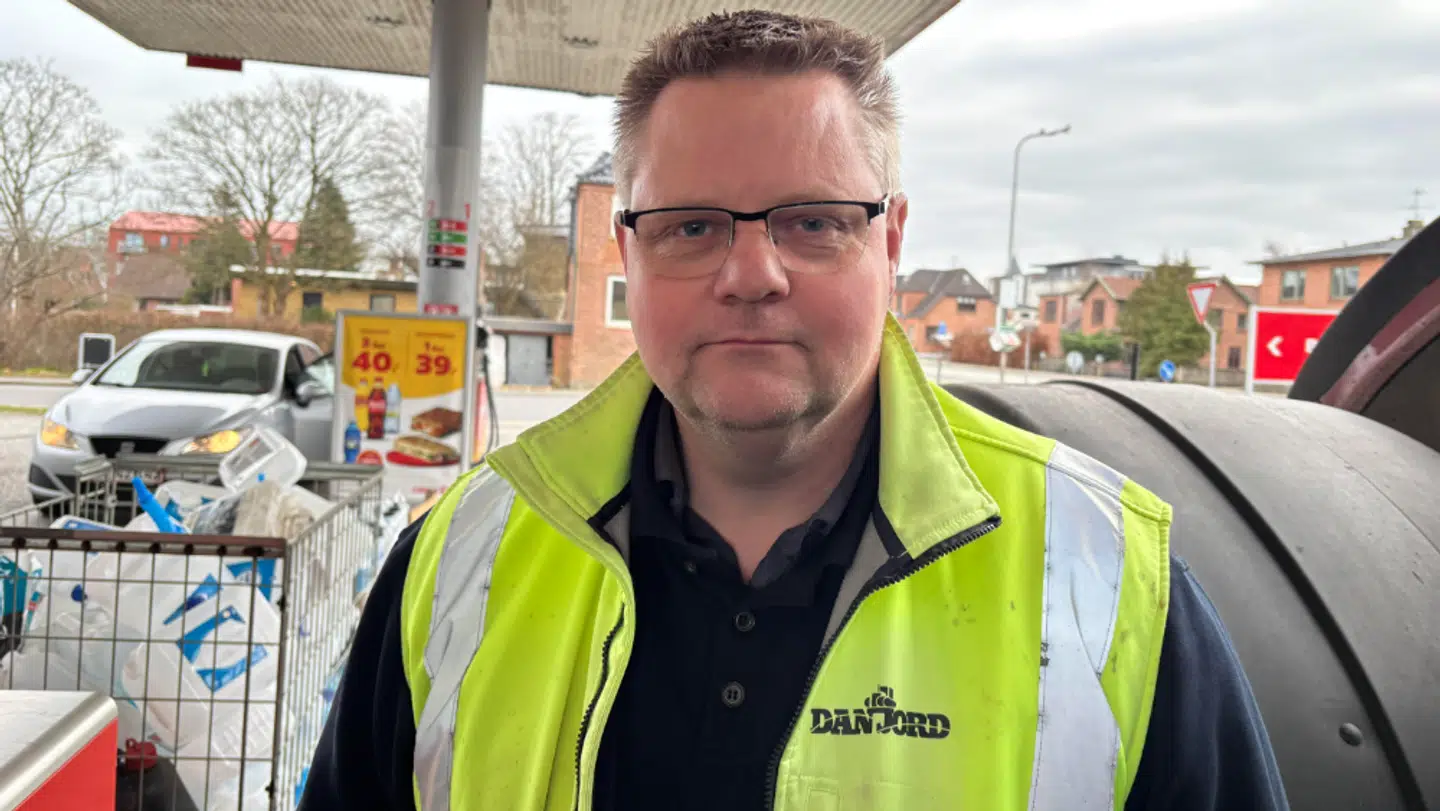 Morten Mortensen er godt træt af de stigende benzinpriser