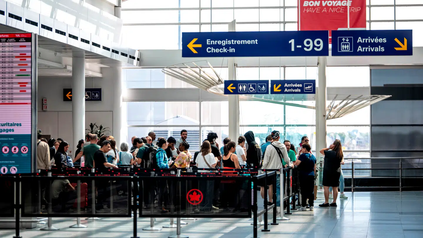 Arkivfoto fra lufthavnen.