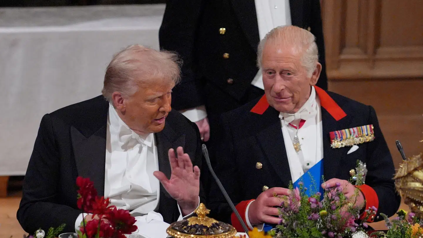 USAs præsident Trump og den britiske kong Charles har mødt hinanden før.