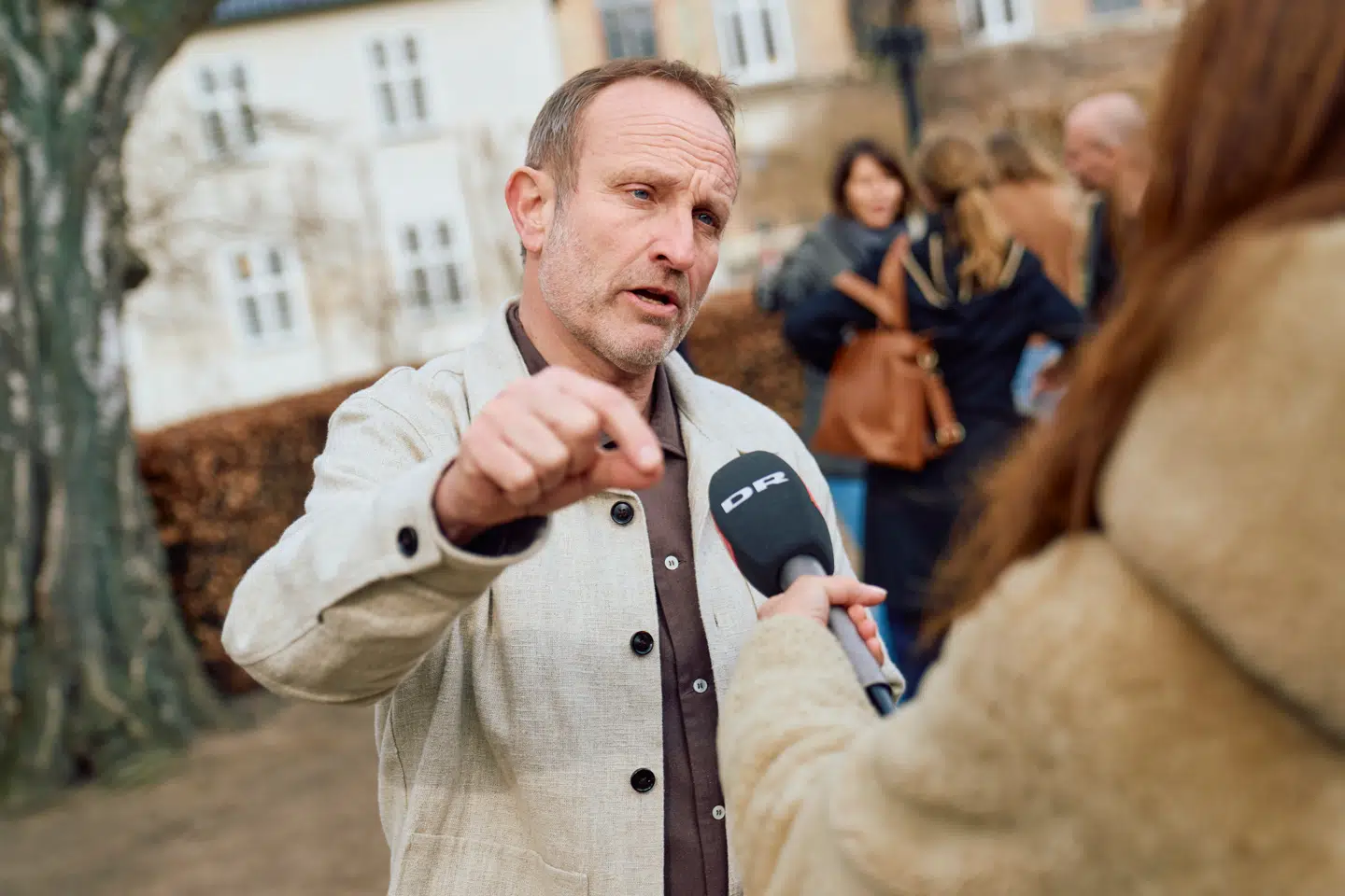 Politisk leder for Radikale Venstre, Martin Lidegaard, hævede stemmen i Joachim B. Olsens B.T.-podcast.