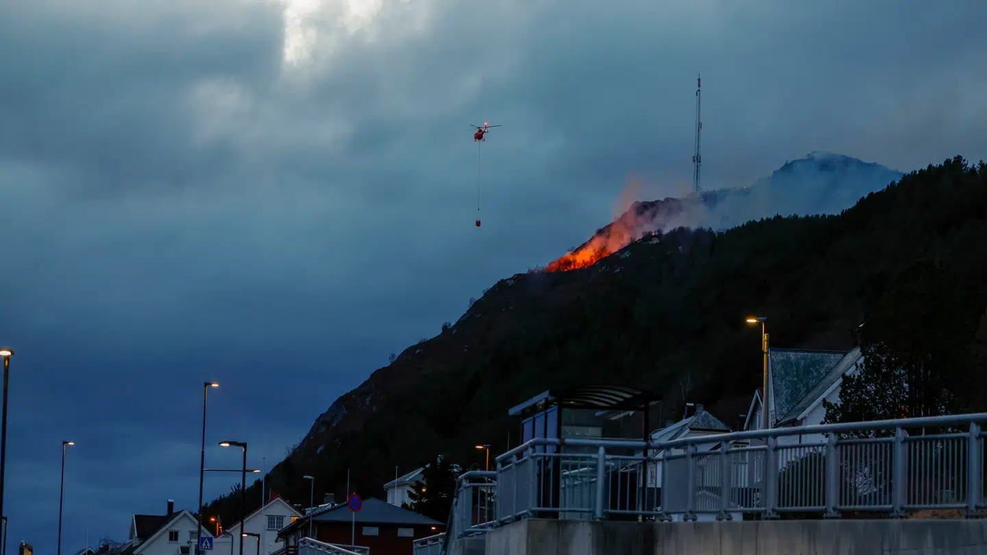 Dele af Ålesund var i brand i halvandet døgn.