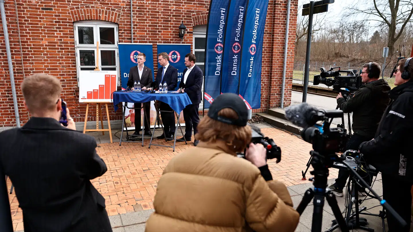 Dansk Folkeparti præsenterede udlændingeudspil ved Bording Station torsdag 19. marts 2026.