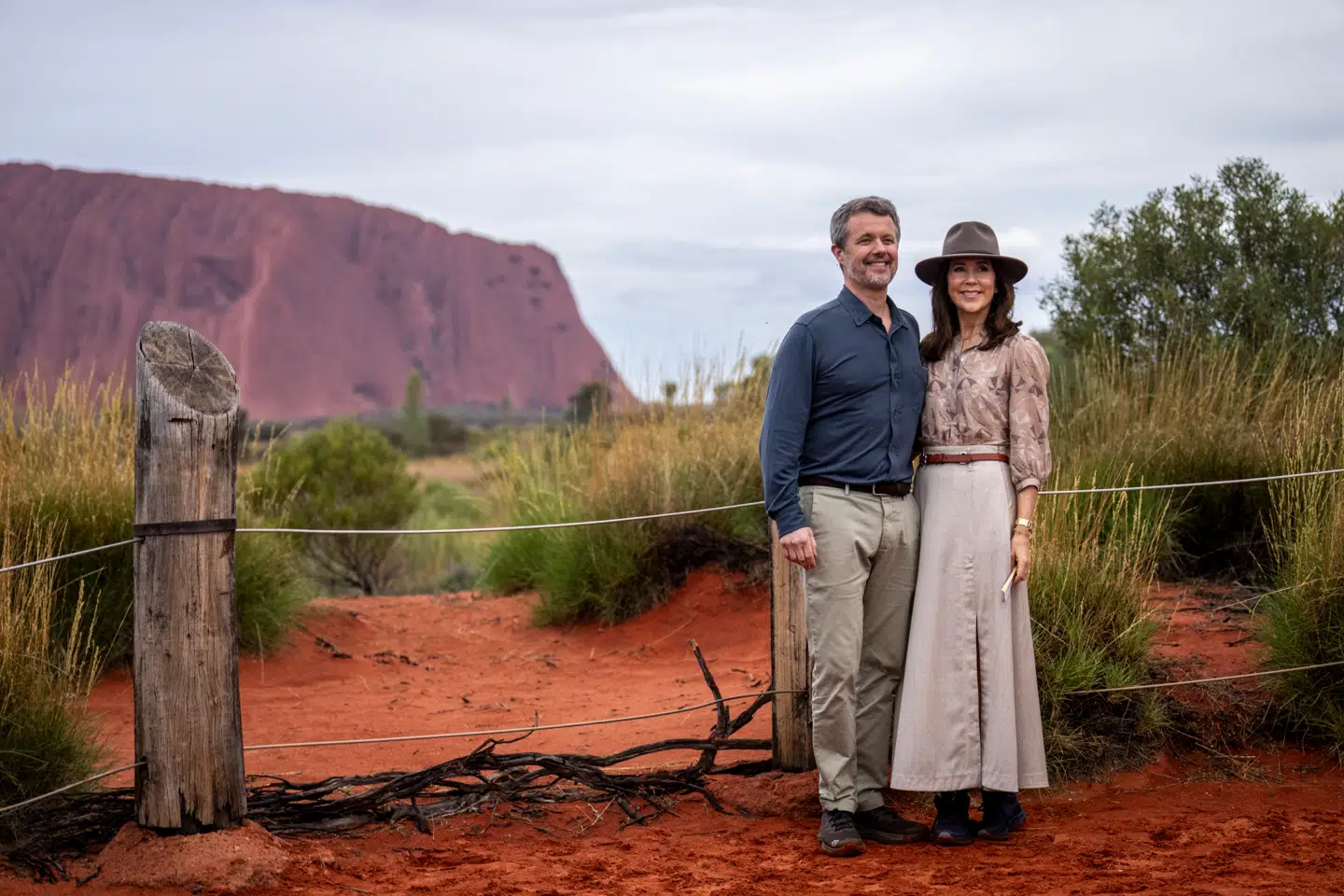 Kong Frederik og dronning Mary indledte statsbesøget lørdag ved den ikoniske Uluru nationalpark og sluttede i Hobart, Tasmanien.