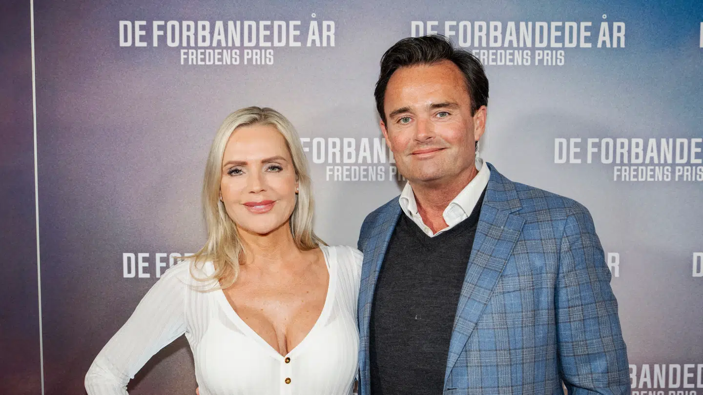 Janni Ree og Jeppe Stokholm til gallapremiere på De forbandede år - fredens pris i Imperial i København, onsdag den 18. marts 2026.