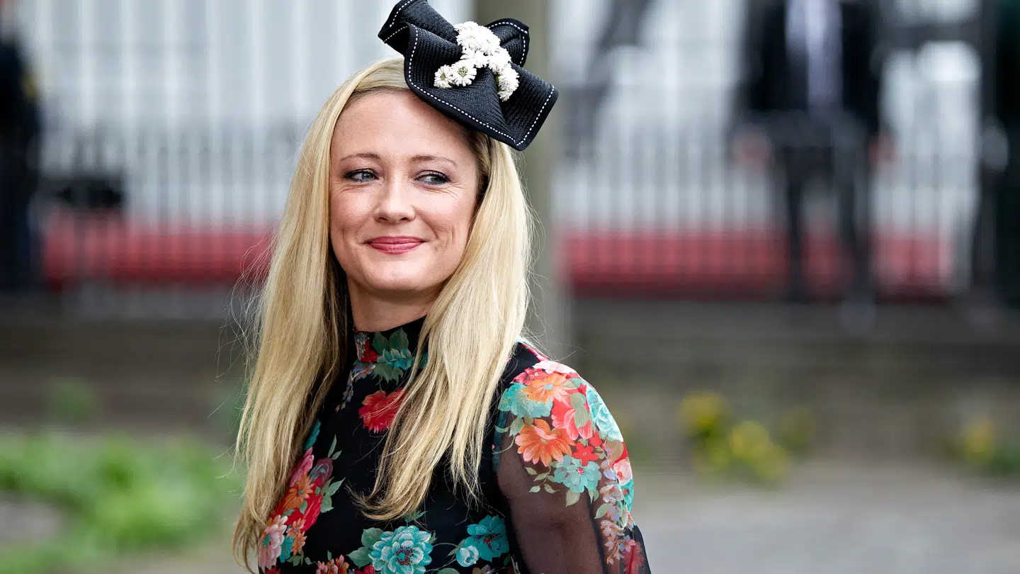 Dronning Marys veninde Amber Petty til royal barnedåb i 2011.