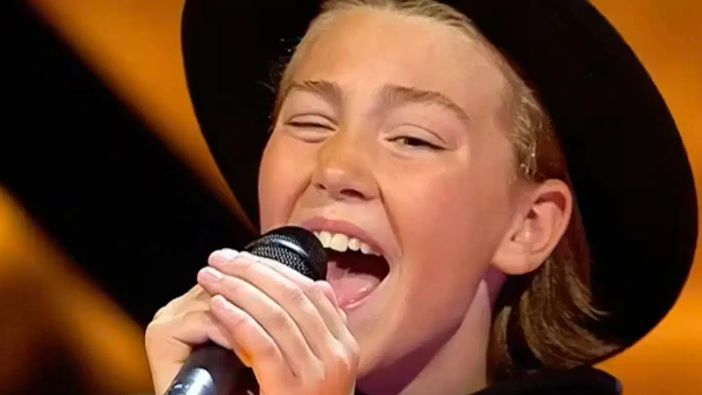 Rumle som 12-årig i 'Voice Junior'.