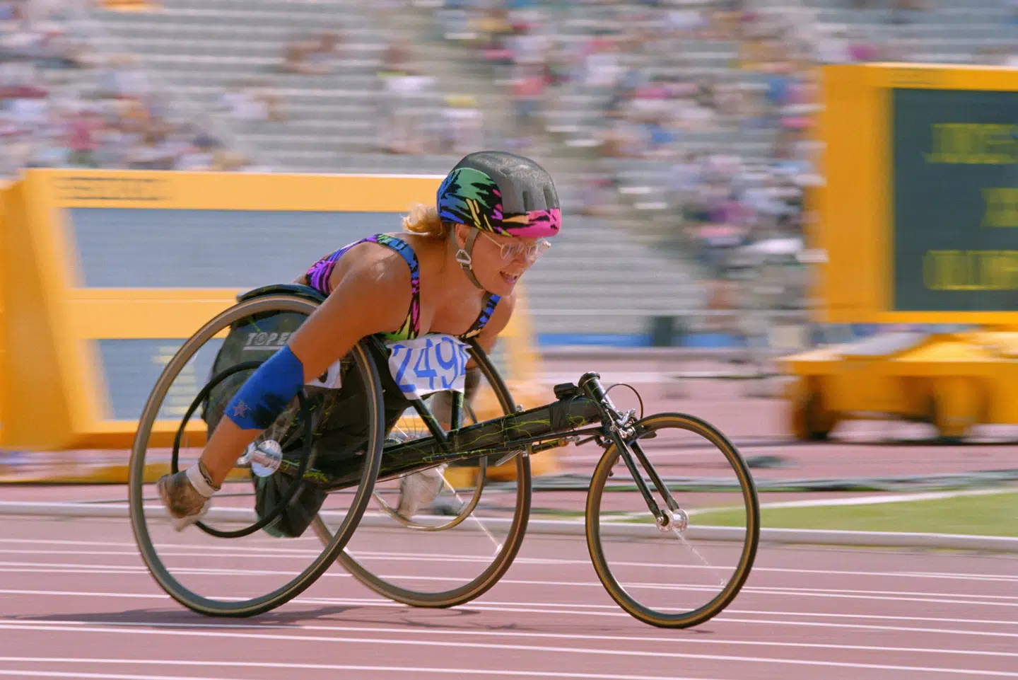 Connie Hansen, der i sommeren 1992 deltog ved de paralympiske lege i Barcelona i kørestol, blev fredag indlemmet i Hall of Fame. (Arkivfoto).