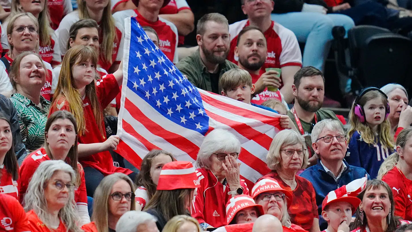 Golden League herrehåndboldkampen mellem Danmark og USA i Royal Arena i København lørdag den 21. marts 2026