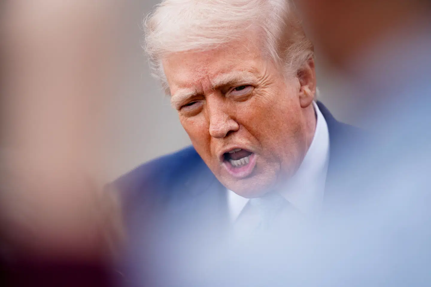 USA's præsident, Donald Trump, truer med at indsætte ICE-betjente i amerikanske lufthavne. (Arkivfoto).