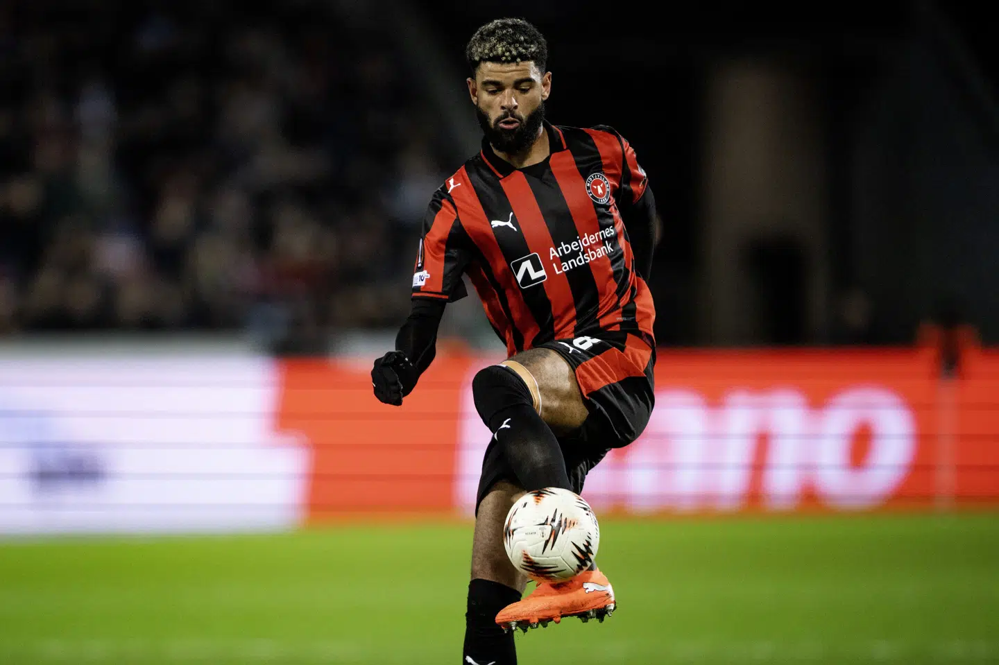 FC Midtjyllands Philip Billing er med i truppen mod Viborg, selv om hans skadesstatus var usikker frem til kampen. (Arkivfoto)