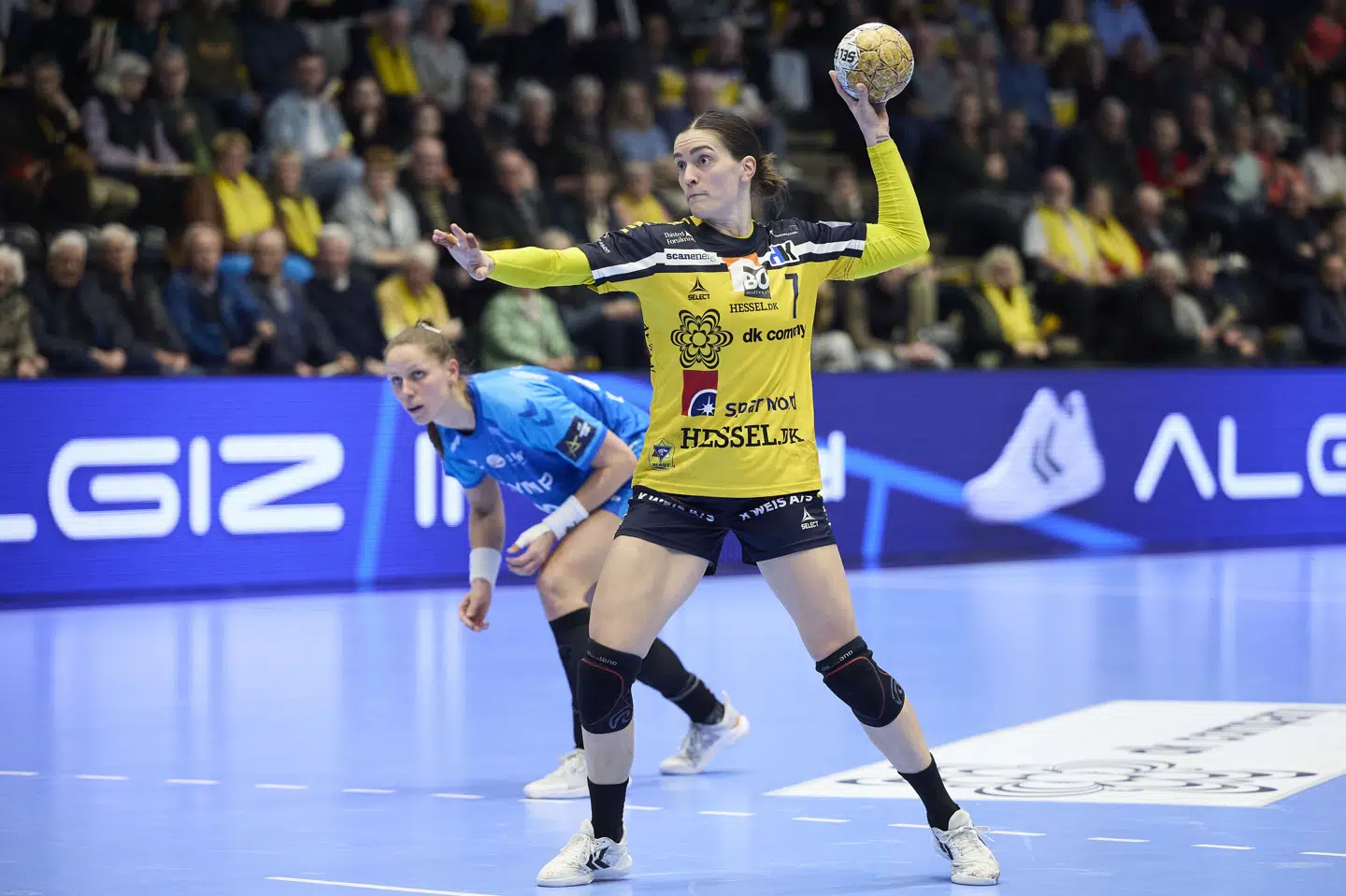 Stine Skogrand indtog en offensiv hovedrolle for Ikast-holdet. (Arkivfoto).