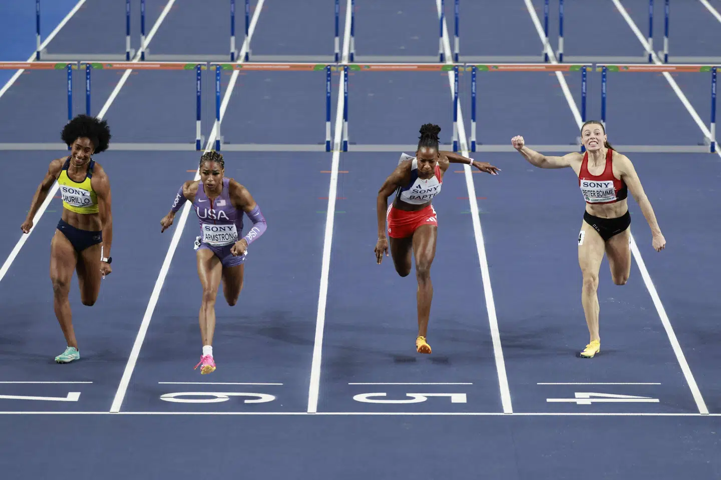 Ida Beiter Bomme - her nummer to fra højre - missede finalen.