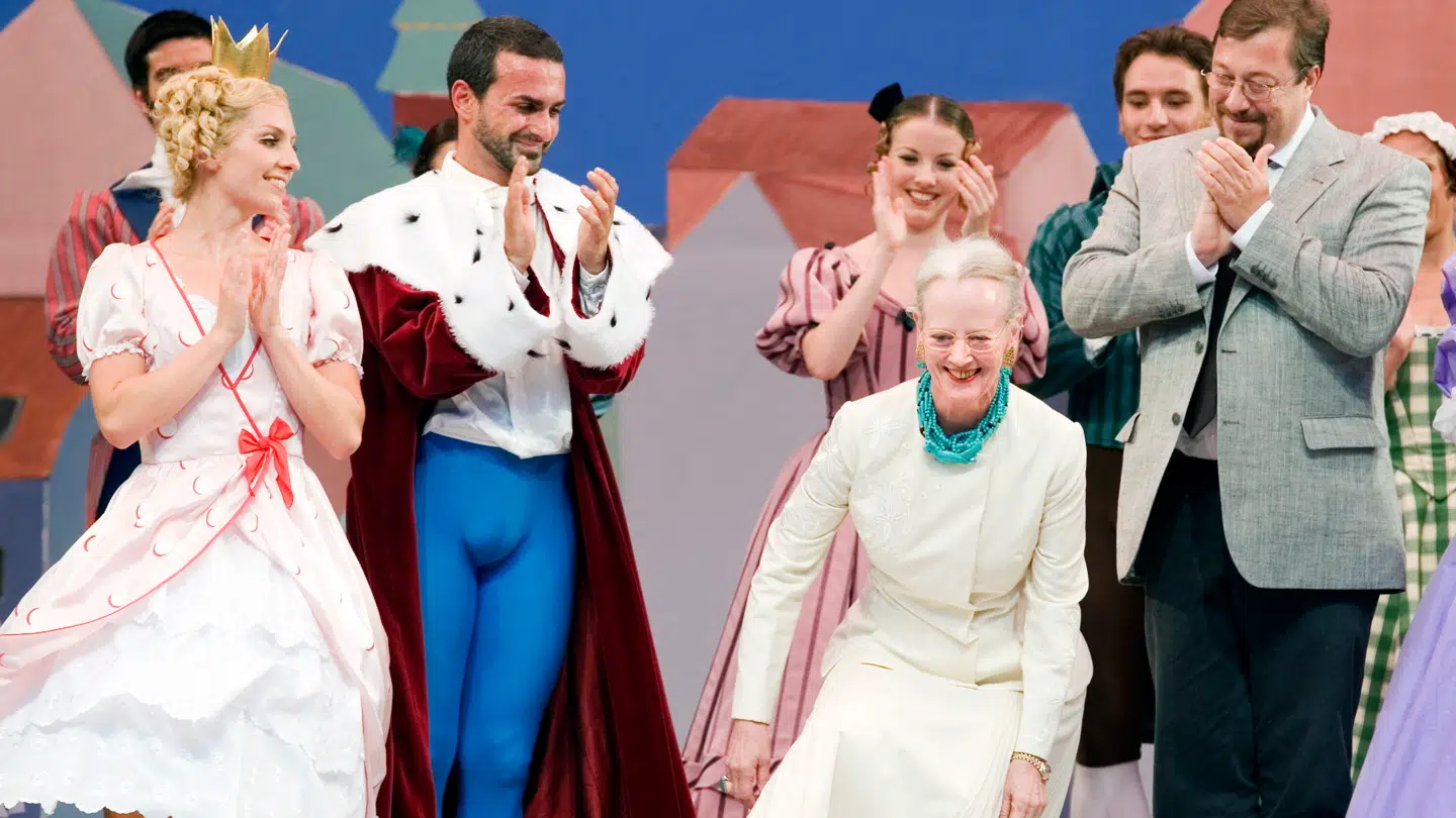 Dronning Margrethe under premieren på 'Fyrtøjet' i 2007.