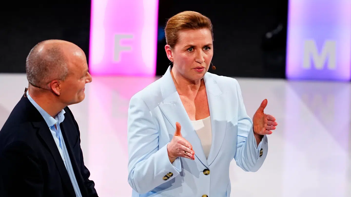 Partilederdebatten Demokratiets Aften på DR1 i Koncerthuset, DR Byen i København, søndag den 22. marts 2026.