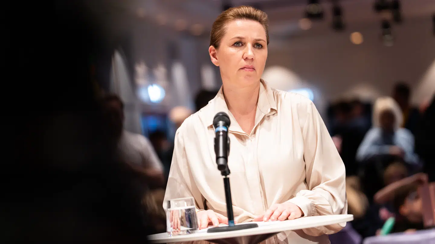 Statsminister Mette Frederiksen (S) har ikke meget at sige om det meget udskældte forslag om en formueskat.