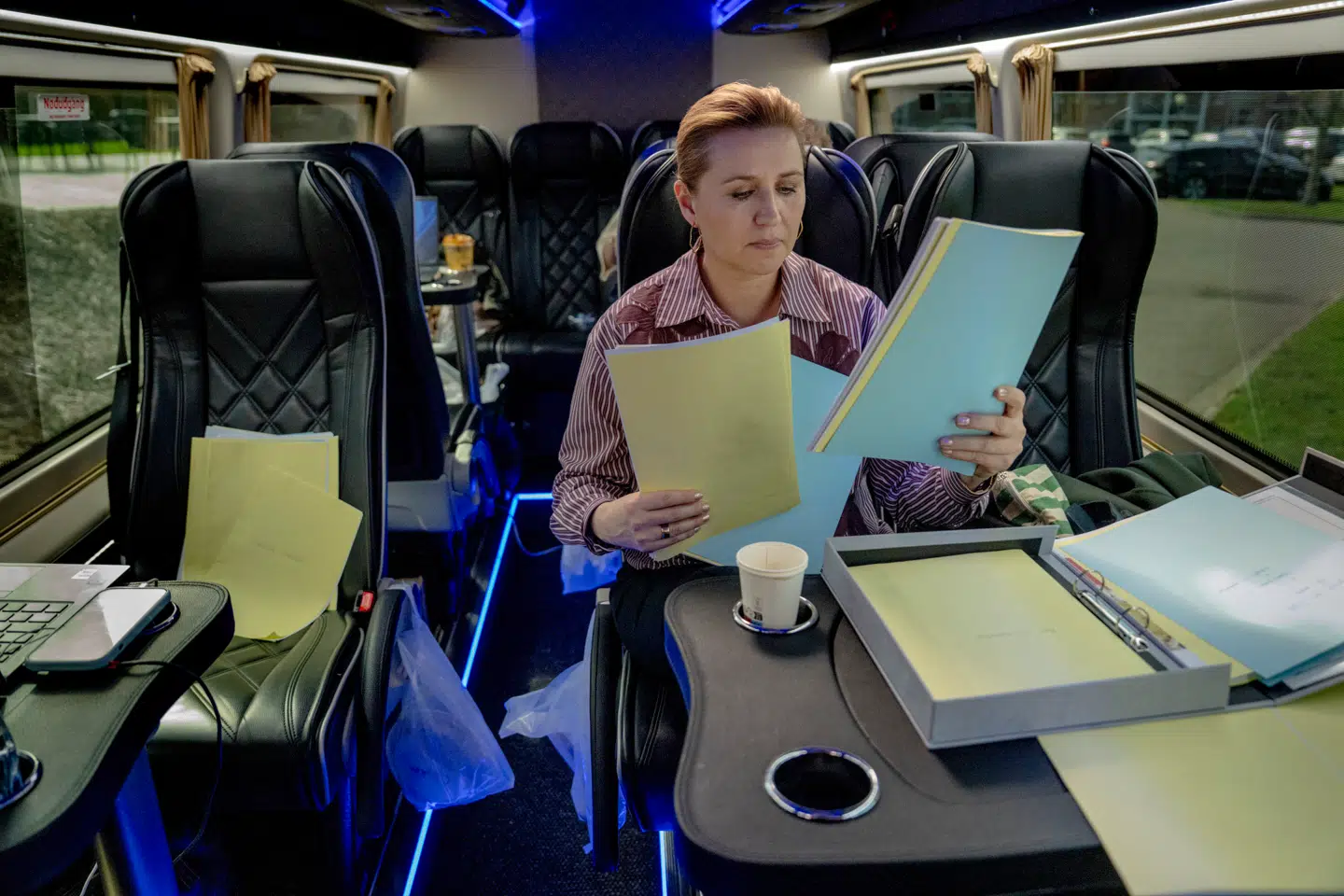 Berlingske fik en tur med Socialdemokratiets kampagnebus.