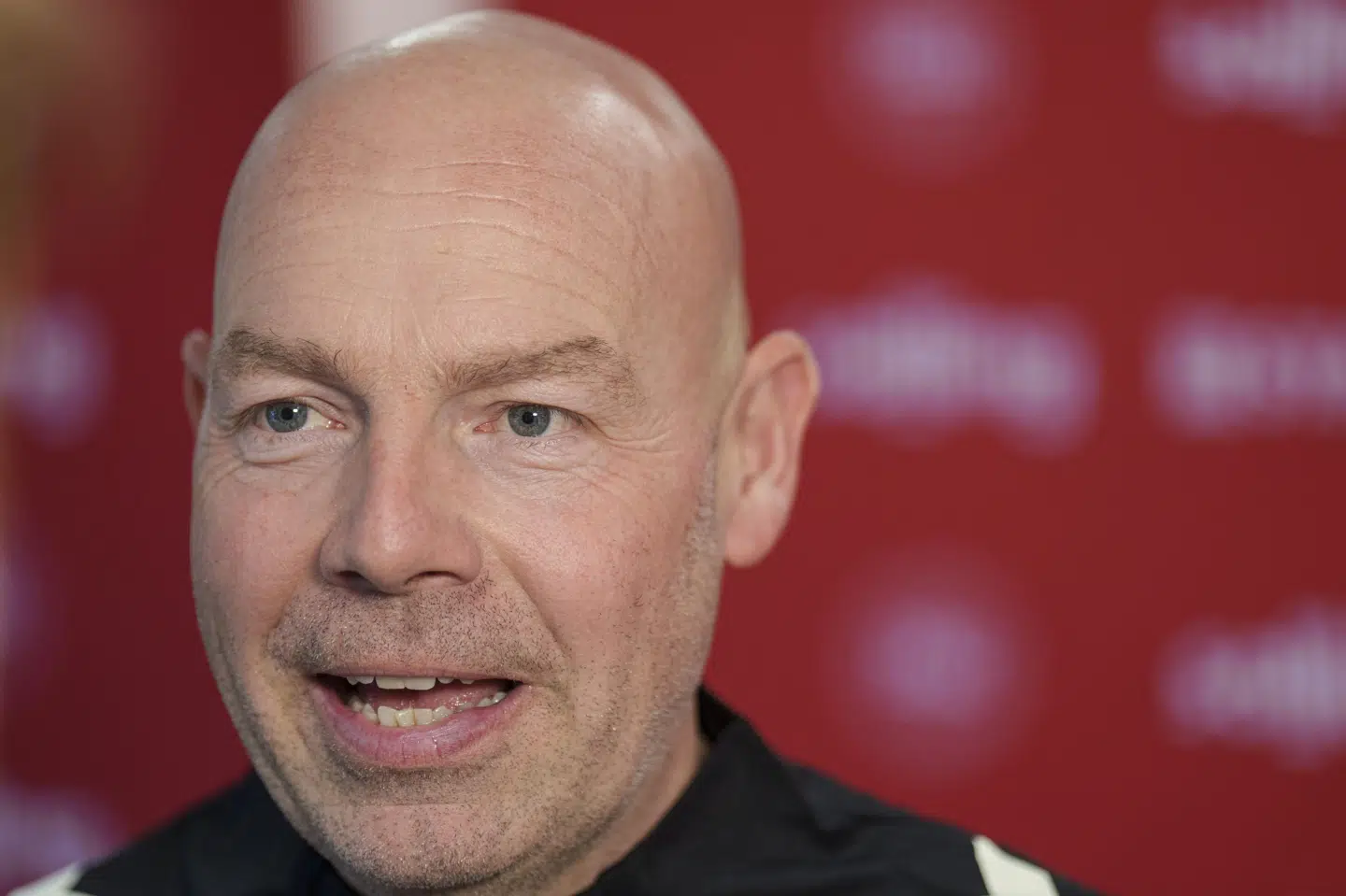 Brian Riemer mødte mandag eftermiddag den danske presse på landsholdslejrens første dag i Helsingør.