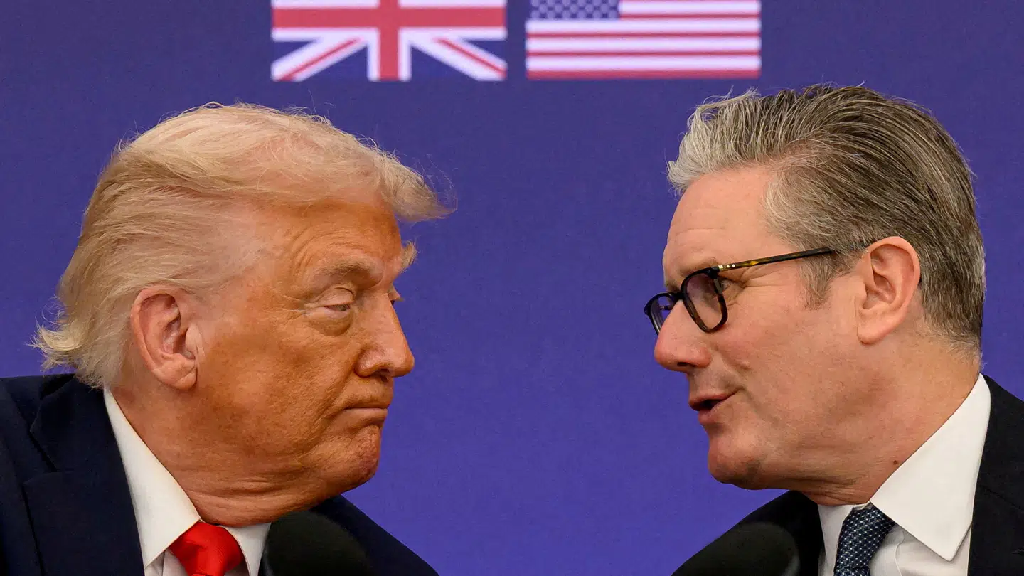 De to herrer er hovedpersonerne i premieren på den britiske version af SNL. (Arkivfoto)