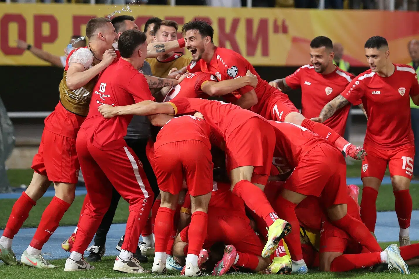 Nordmakedonien sluttede som nummer tre i sin VM-kvalifikationsgruppe foran Liechtenstein og Kasakhstan, men efter Belgien og Wales. (Arkivfoto).