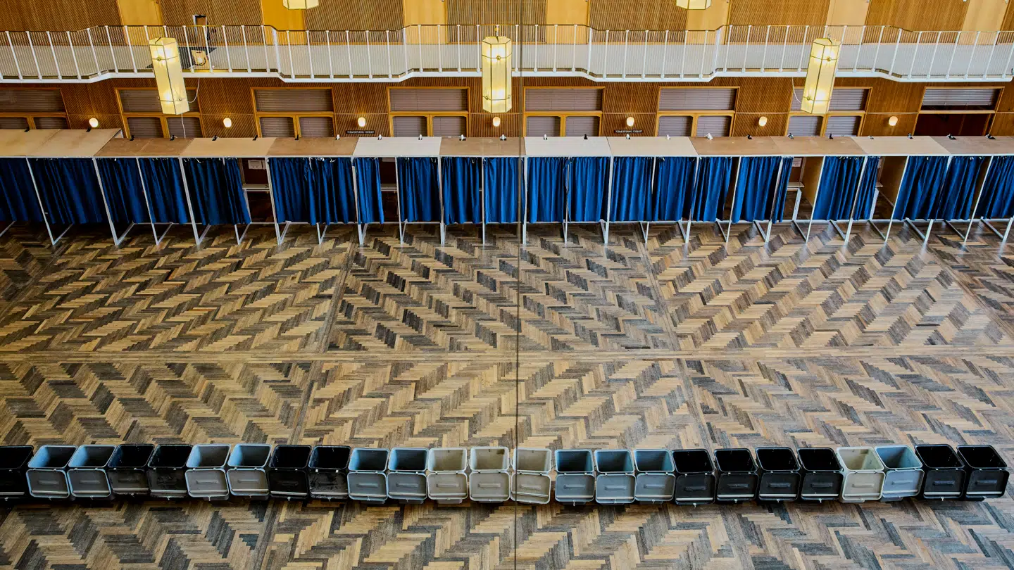 I Aarhus kan der eksempelvis stemmes på rådhuset.