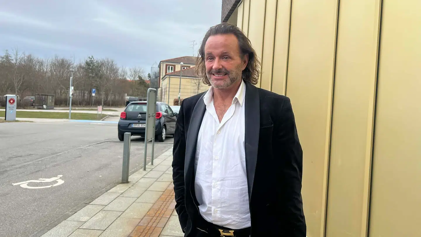 Dennis Knudsen kort efter, at han modtog sin dom ved Retten i Roskilde 13. marts. En dom, som han nu fortæller, at han ikke kommer til at anke.