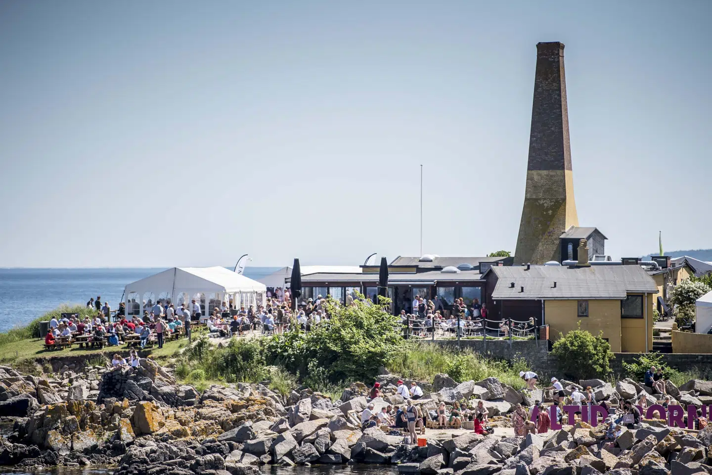 Allinge på Bornholm under Folkemødet 2019. (Arkivfoto).