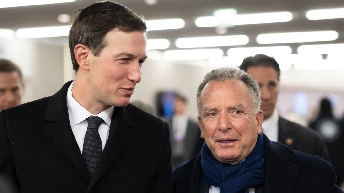 Fra iransk side gider man ikke de to her: Jared Kushner (tv.) og Steve Witkoff.