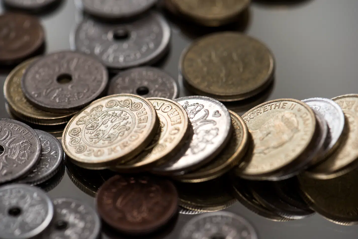 Penge, mønter og sedler, torsdag den 5. marts 2020.