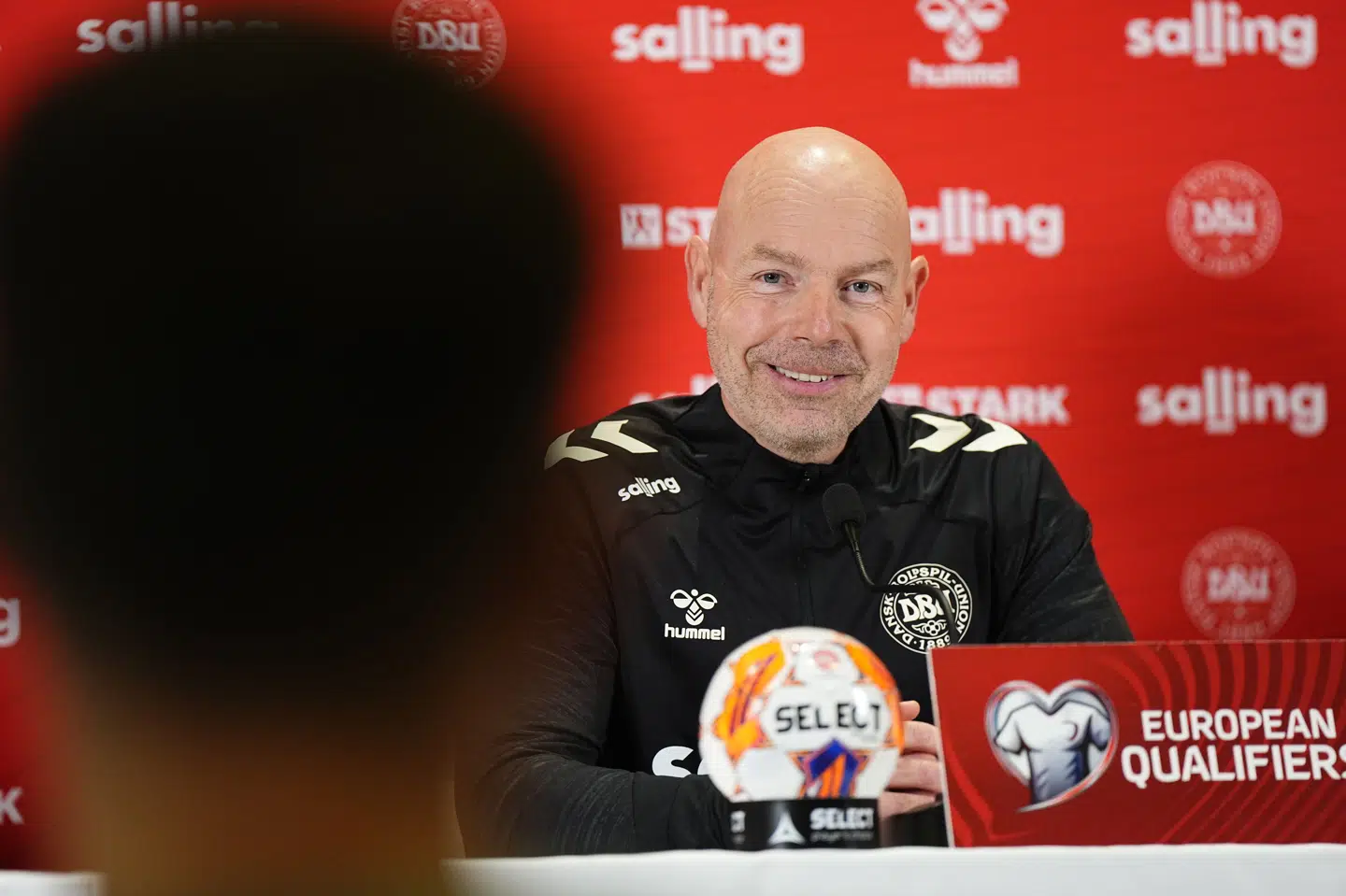 Brian Riemer svarede på spørgsmål på onsdagens officielle pressemøde i Helsingør.