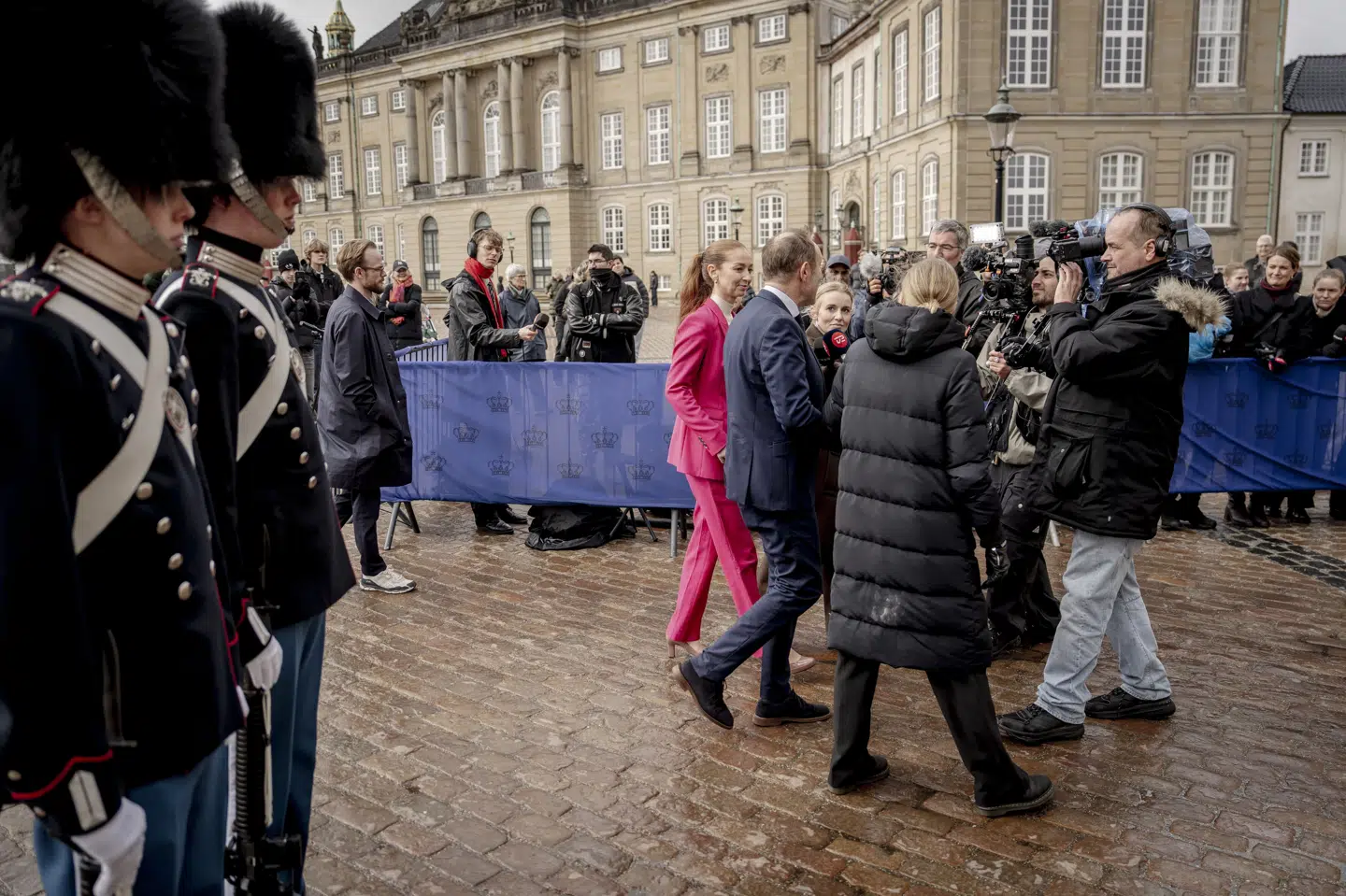 Martin Lidegaard og De Radikales top var en tur forbi kongen dagen efter valget.