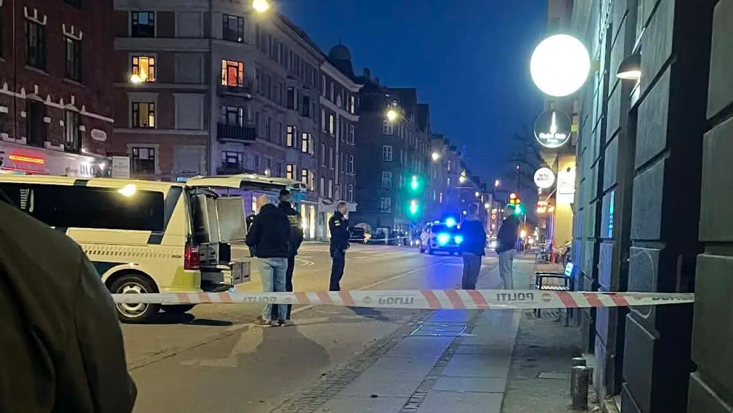 Politiet er massivt tilstede