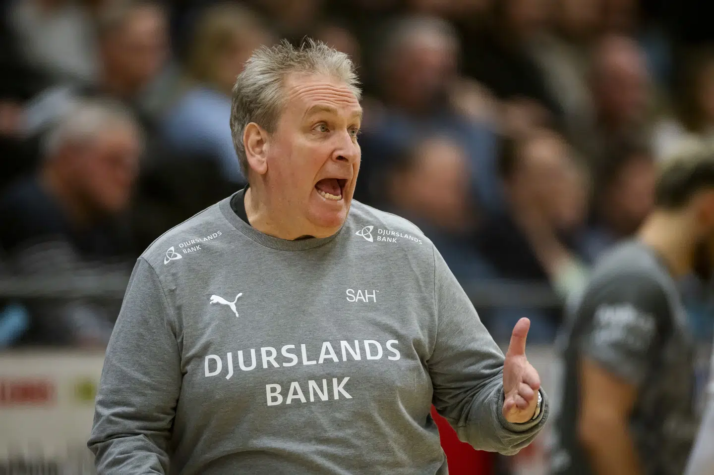 Skanderborg AGF's cheftræner, Nick Rasmussen, kunne se sit hold tage et vigtigt point mod Skjern. (Arkivfoto).