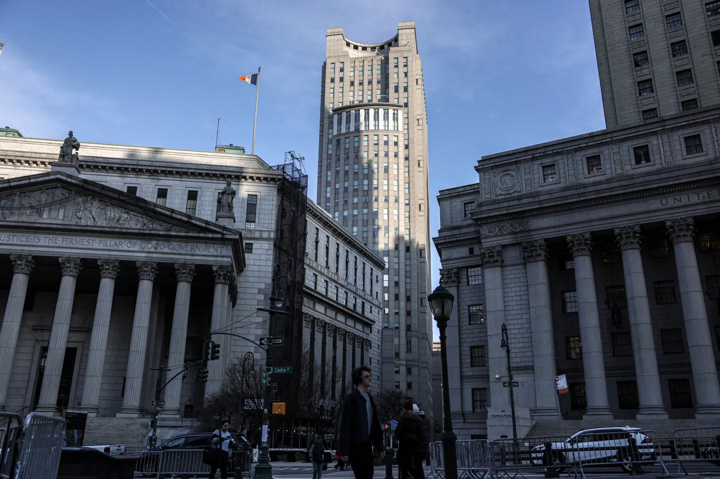 På billedet ses Daniel Patrick Moynihan U.S. Courthouse i New York i USA, hvor den tidligere præsident i Venezuela Nicolás Maduro torsdag ventes at skulle for retten.