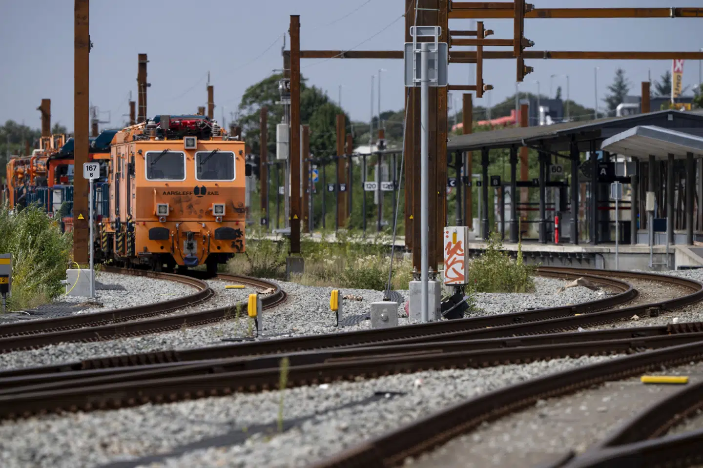 Jernbanen mellem København og Storebælt er en af landets travleste jernbanestrækninger, og flere strækninger står foran en renovering. (Arkivfoto).