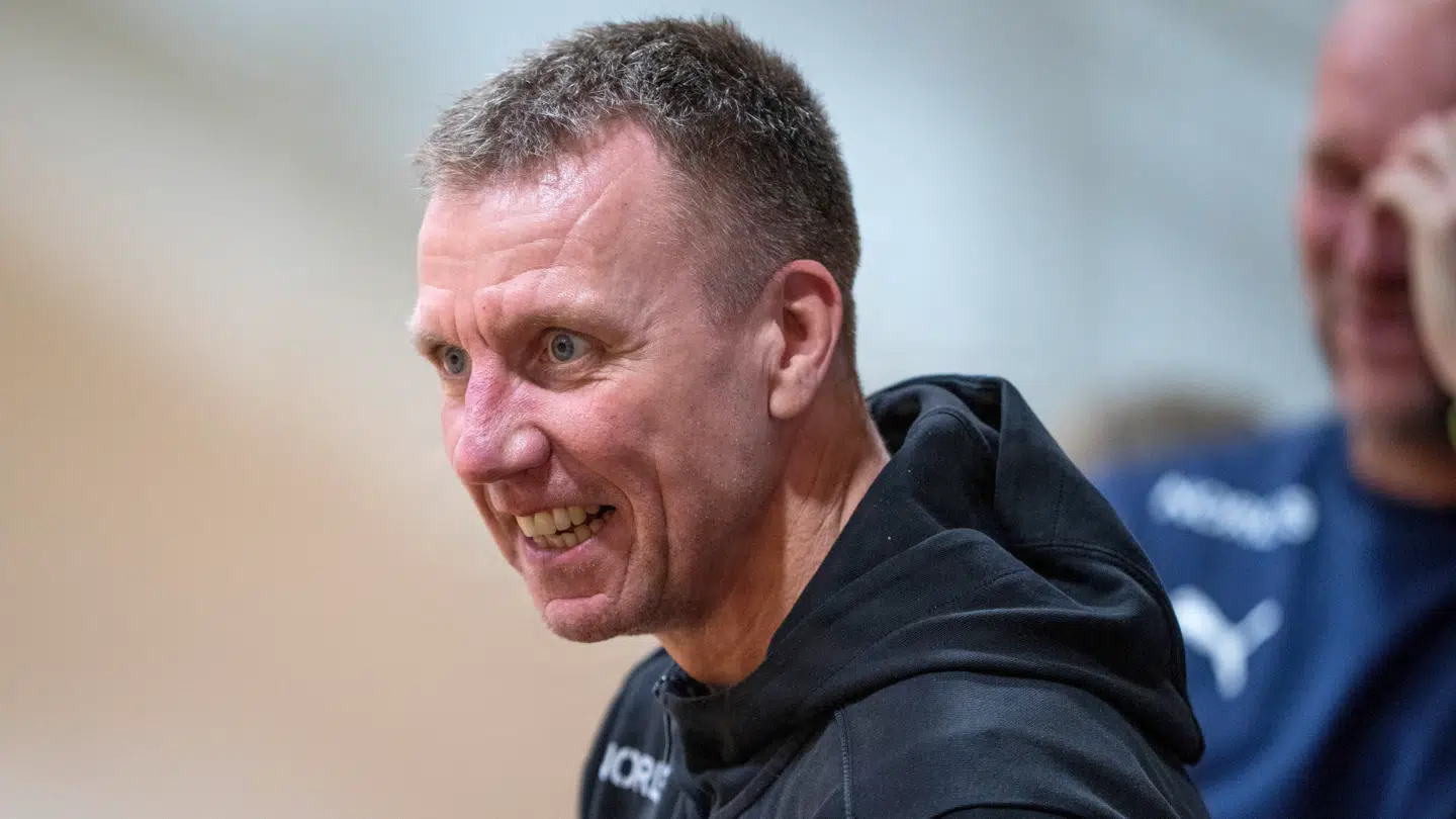 Assistenttræner Henrik Kronborg under træningen med Danmarks herrehåndboldlandshold i Hornsyld Idrætscenter tirsdag den 13. januar 2026.