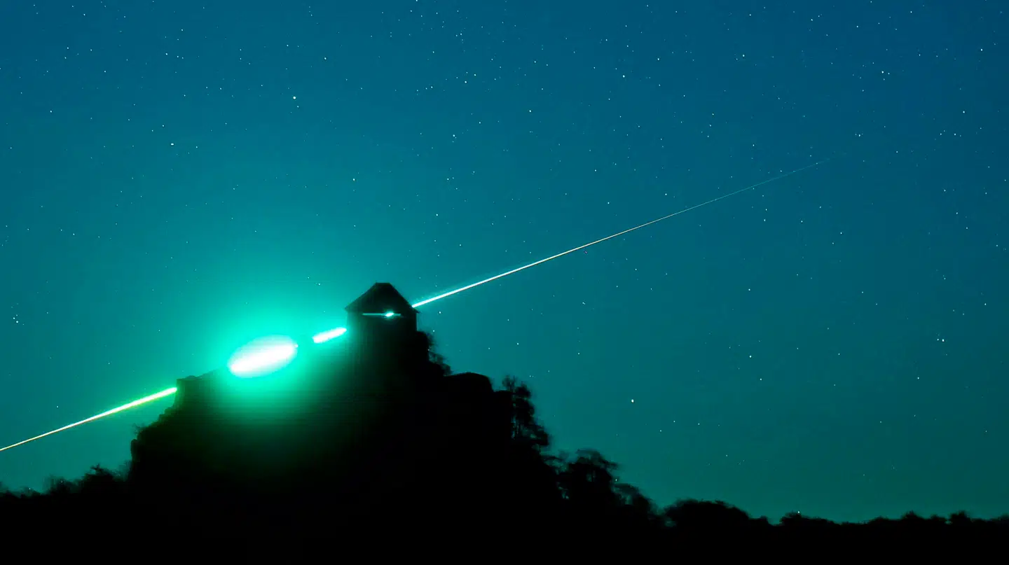 En ildkugle set på himlen i Ungarn i 2015.