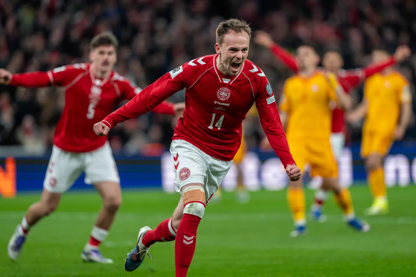 Mikkel Damsgaard satte ikke en fod forkert i torsdagens landskamp mod Nordmakedonien og strålede i storsejren.