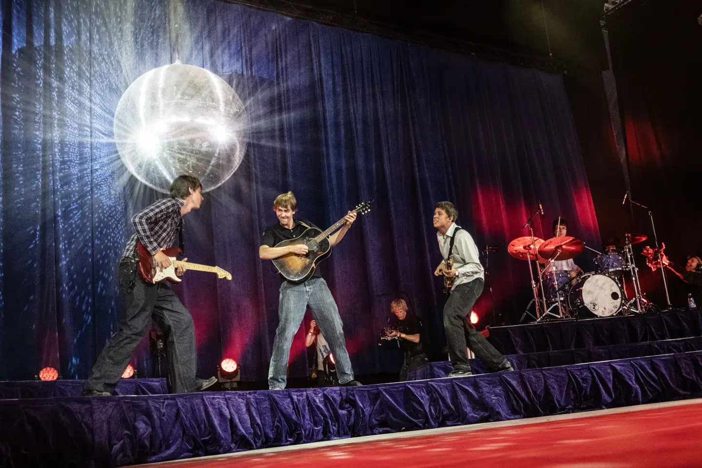 Aphaca består af sanger Rumle Kærså, keyboardspiller Bertil Engberg Nielsen, bassist Bertram Ask Plauborg og trommeslager Noah Elias Rasmussen. De mødte hinanden på Det frie Gymnasium i København. (Arkivfoto).