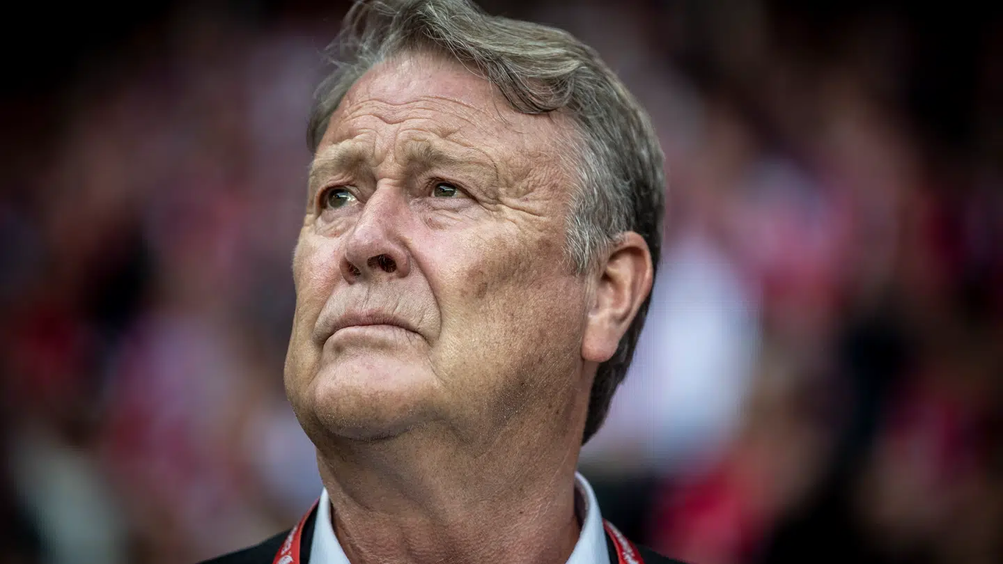 Danmarks tidligere landstræner Åge Hareide før EM-kvalifikationskampen mellem Danmark og Irland i Parken, fredag den 7. juni 2019.