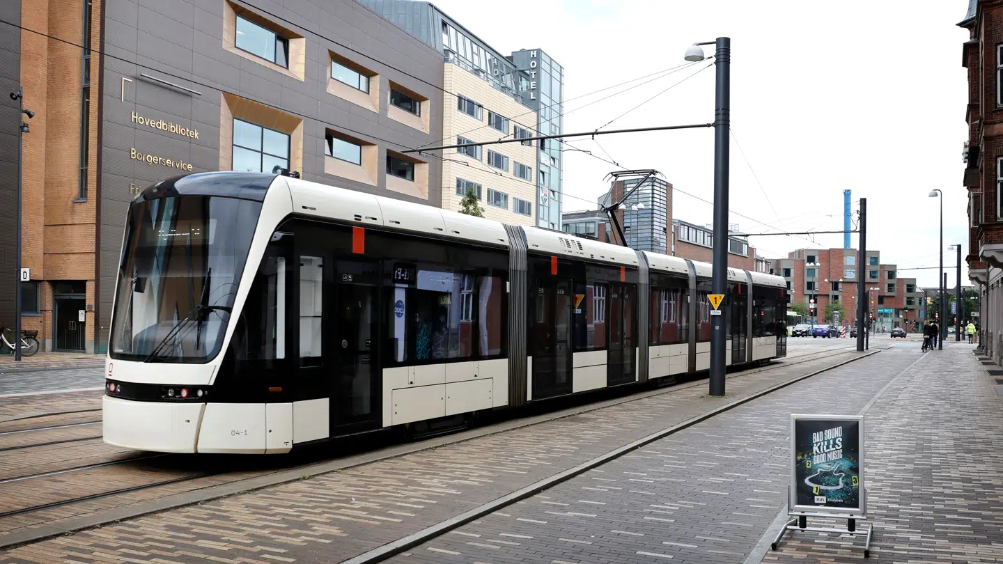 ARKIVFOTO: Letbanen i Odense ved Odense Banegård.