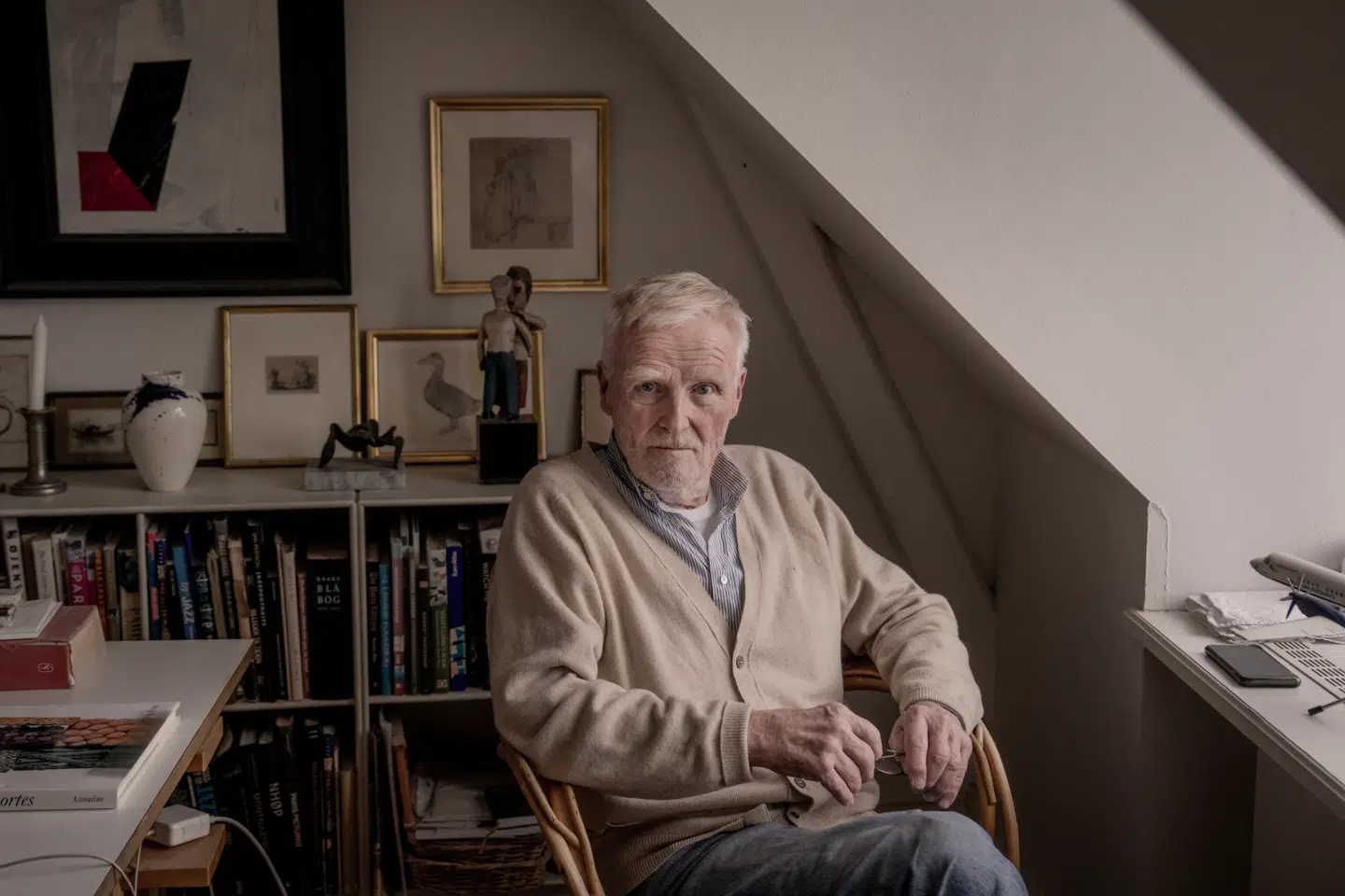 Succes kan ikke måles på det, der står på bankbogen, mener Per Arnoldi, der stadig får nye ideer hver dag. Det er hans belønning efter et langt liv som autodidakt kunstner, der også har bragt ham ind på de gode hoteller og på tur med Concorden.