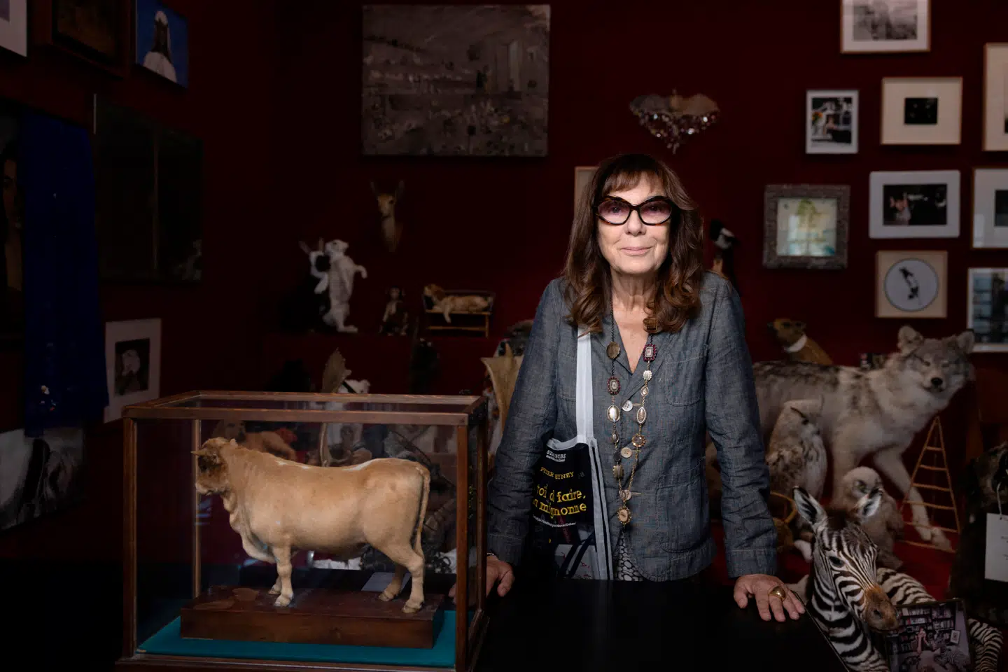 Sophie Calle bor i Paris. Hun samler på både kunst og udstoppede dyr.