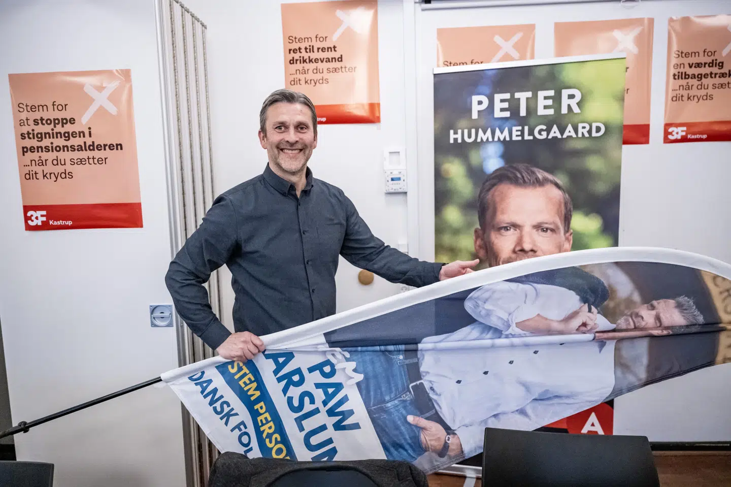 Paw Karslund har fået 1677 personlige stemmer og ingen plads i Folketinget. (Arkivfoto).