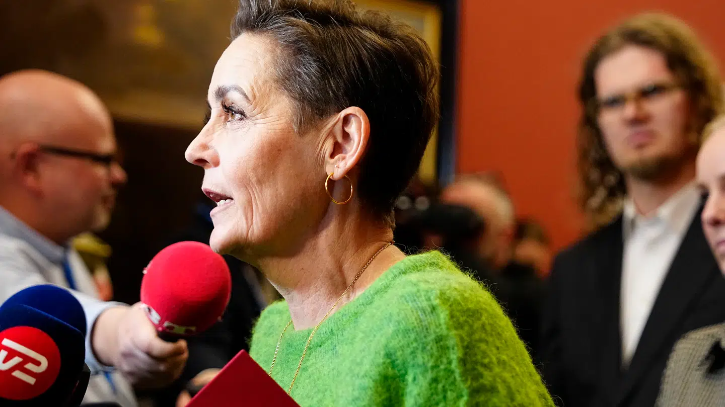 Formanden for Socialistisk Folkeparti, Pia Olsen Dyhr, var fredag til den første regeringsforhandling hos Mette Frederiksen