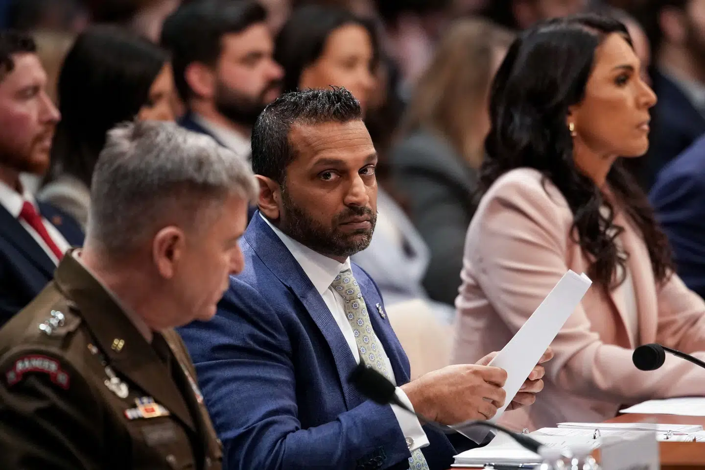 Direktøren for FBI, Kash Patel, ved en årlig høring i Senatets efterretningsudvalg 19. marts. (Arkivfoto).