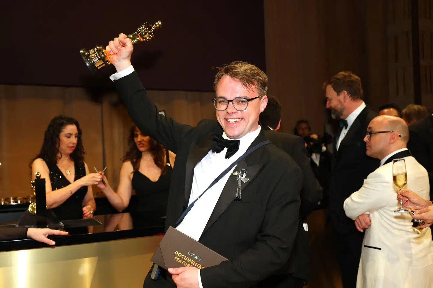 Pavel Talankin under oscaruddelingen. (Arkivfoto).