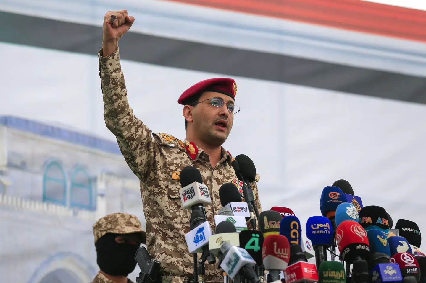 Den militære talsperson for Yemens houthi-bevægelse siger, at houthierne er klar til at blande sig i Iran-krigen. (Arkivfoto).