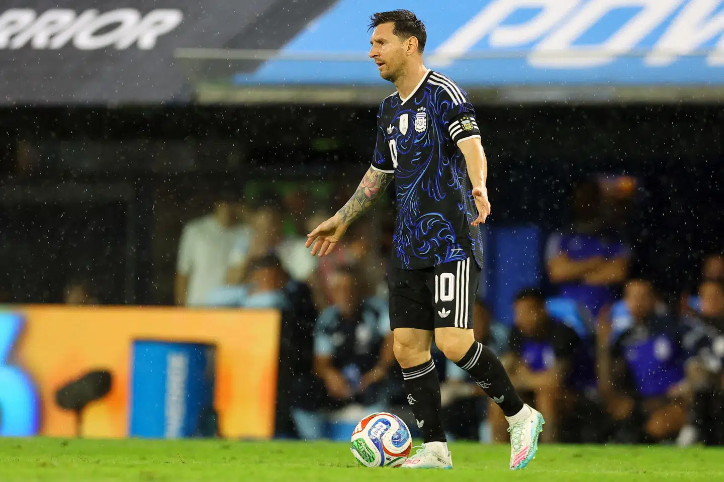 Lionel Messi blev skiftet ind i pausen, da Argentina natten til lørdag dansk tid besejrede Mauretanien i en testkamp.