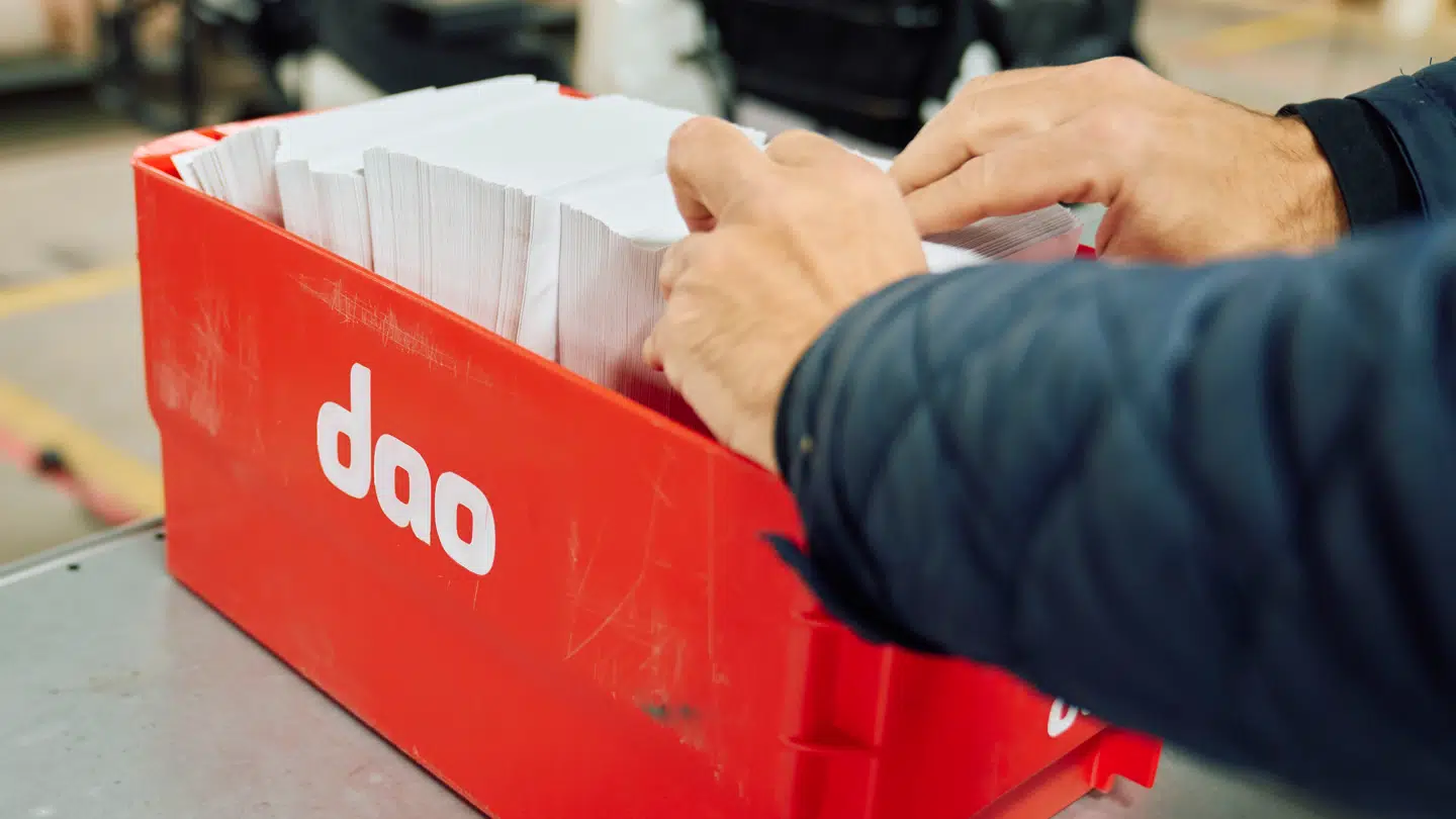 Dao understreger overfor DR, at virksomheden aldrig vil opkræve penge over links.