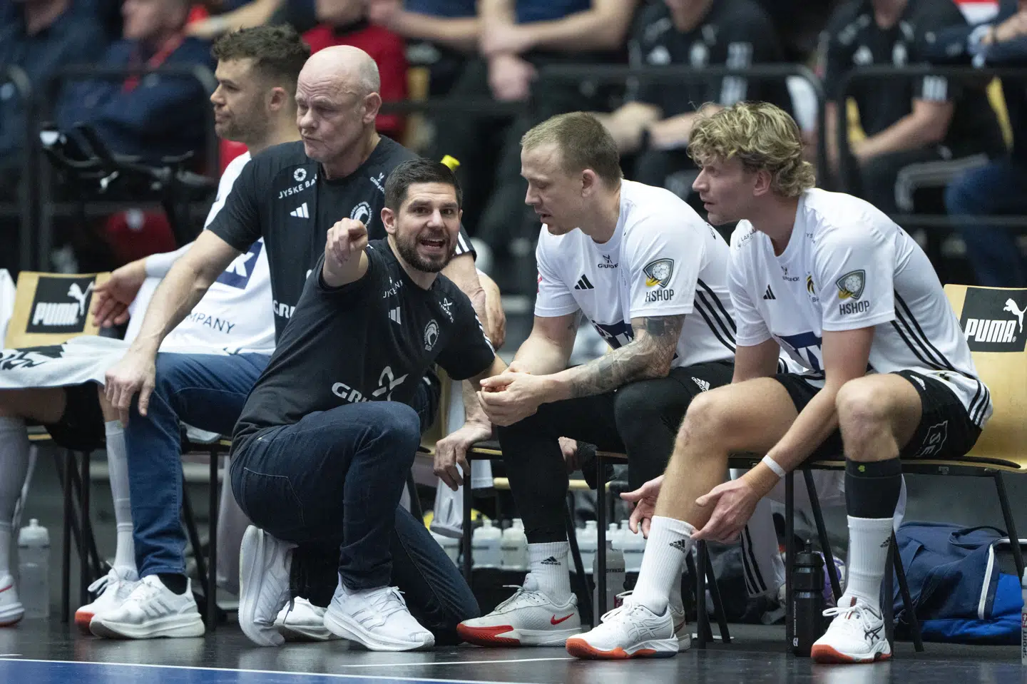 Bjerringbro-Silkeborg og cheftræner Simon Sørensen tabte lørdag til Grindsted. (Arkivfoto).